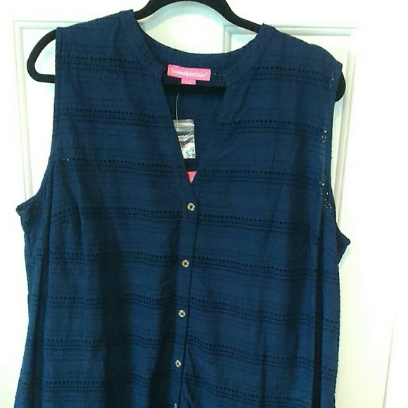 1Coral/1Navy sleeveless mermaid style dress - Picture 6 of 6